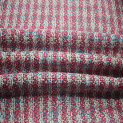 New Design Cheap 100 Polyester Tweed Embroidery Fabric for  Winter Women's Coat Clothing