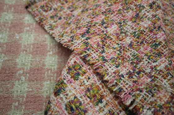Factory Wholesale Quantity Preferred Woolen Small Fragrance Fashion Sofa Tweed Coat Fabric for Women's Clothing Coat
