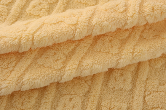 Eco-friendly 100% Cotton Soft Jacquard Fabric Shu Velveteen Sherpa Cotton Fabrics for Clothing for Home Blanket Textile