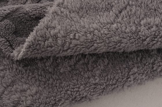 Eco-friendly 100% Cotton Soft Jacquard Fabric Shu Velveteen Sherpa Cotton Fabrics for Clothing for Home Blanket Textile