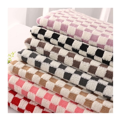 Recycled 100% Soft Cotton Prints Fabrics Shu Velveteen Sherpa Cotton Fabrics for Clothing for Home Blanket Textile