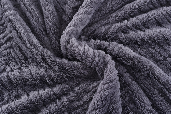 wholesale faux jacquard soft cotton fleece fabric for clothing blankets for winter pillows cushion