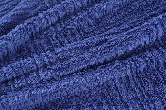 wholesale faux jacquard soft cotton fleece fabric for clothing blankets for winter pillows cushion