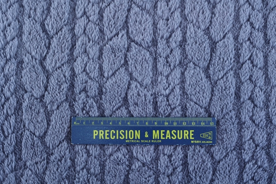 New Arrive Soft 100 Polyester Double-sided Jacquard Cotton Fleece Fabric for Casual Shoes Men Womens Clothing