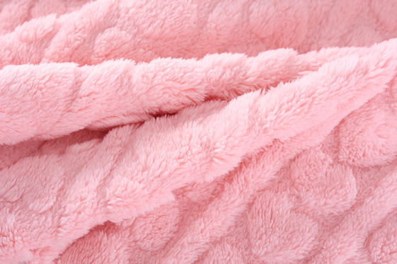 New Arrive Soft 100 Polyester Cotton Jacquard Fleece Fabric for Shoes Men Womens Clothing Blankets for Winter