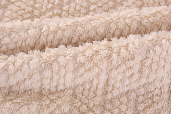 New Arrive Soft 100 Polyester Cotton Jacquard Embossed Fleece Fabric for Shoes Men Womens Clothing