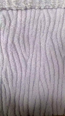 Wholesale Double Sided Faux Jacquard Soft Cotton Fleece Fabric for Clothing Blankets for Winter Pillows Cushion