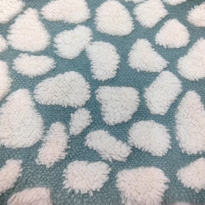 New Arrive Soft Stock 100 Polyester Jacquard Double-side Cotton Fabric for Clothing Winter Blanket