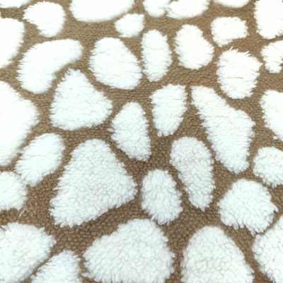 New Arrive Soft Stock 100 Polyester Jacquard Double-side Cotton Fabric for Clothing Winter Blanket