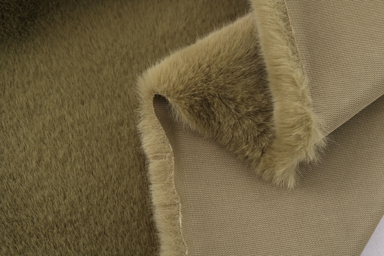 Stock Many Color 100% Polyester 20mm 670GSM Plush Thick Faux Lifelike Mink Sable Fur for Blankets Women's Coat Pet Blanket