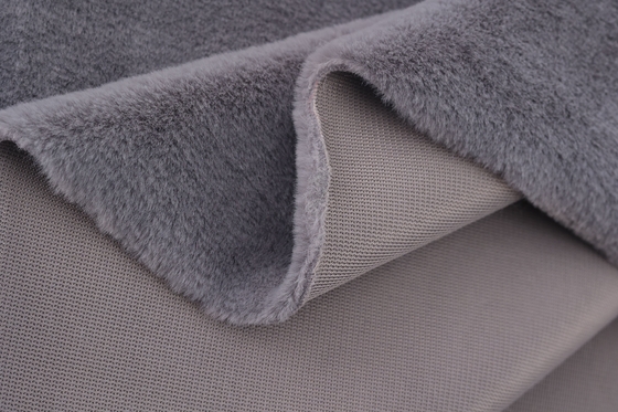 Stock Lot Color 100% Polyester 20mm Faux Fur Fabric Lifelike Ferret Mink Plush Fabric for Women's Coat Blankets for Winter