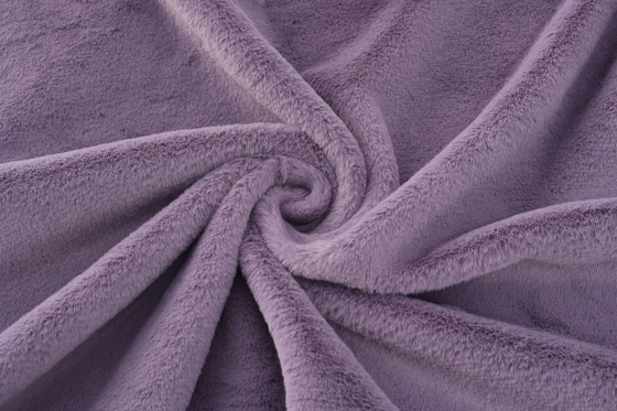 Stock Lot Color 100% Polyester 20mm Faux Fur Fabric Lifelike Ferret Mink Plush Fabric for Women's Coat Blankets for Winter