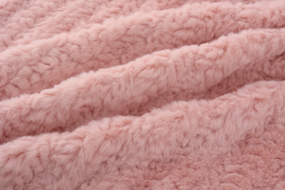 Recycled 100% Polyester Fabric 20mm Plush Thick Faux Fur Lifelike Fox Fabric for Clothing Women's Wear Cloth Plush Coat Shoes
