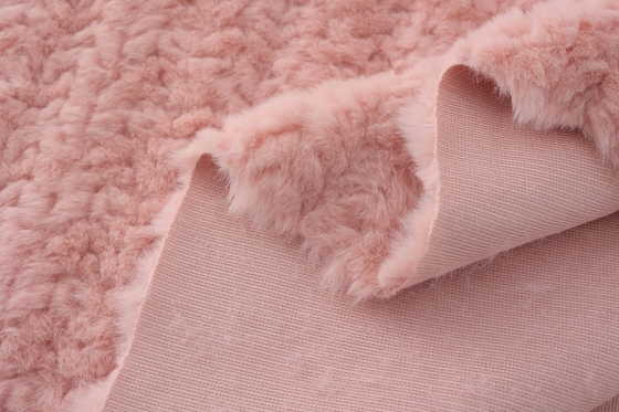 Recycled 100% Polyester Fabric 20mm Plush Thick Faux Fur Lifelike Fox Fabric for Clothing Women's Wear Cloth Plush Coat Shoes