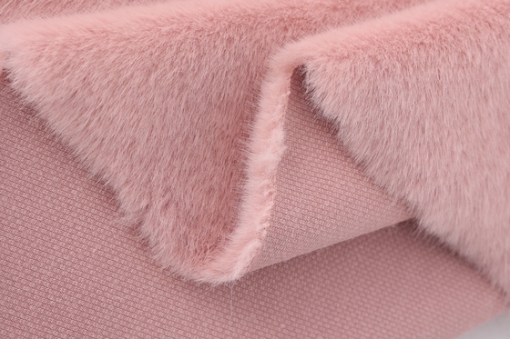Eco-friendly 100% Polyester Fabric 20mm Plush Thick Faux Fur Lifelike Little Mink Fabric for Clothing Women's Clothing Bag Shoes