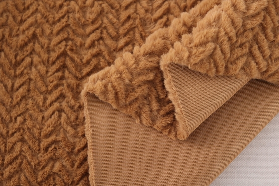 Recycled 100% Polyester Plush Fabric Soft Faux Rabbit Fur Fabrics for Clothing Toy Soft Fabric Home Blanket Textile Shoes