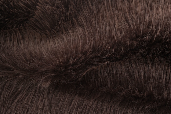 Recycled  100% Polyester Fabric 40mm Plush Thick Faux Fur Toka Fur Suede Composite Fabric Clothing Women's Clothing Bag Shoes