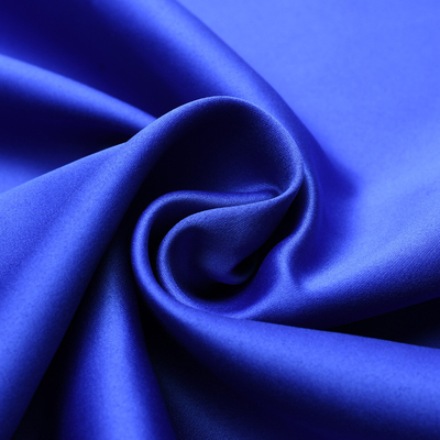Immediate Delivery High Elasticity Matte 100%  Polyester Colorful Satin Fabric for Women's Clothing for Blinds Bedding