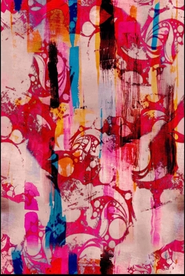 Recycled Customized Printed Satin Polyester Elastic Digital Print Silky Satin Fabric for Women's Dresses Bags  Curtain