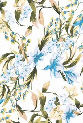 Recycled Customized Printed Satin Polyester Elastic Digital Print Silky Satin Fabric for Women's Dresses Bags  Curtain