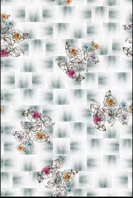 Recycled Customized Polyester Floral Digital Print Silky Satin Fabric for Women's Clothing Dresses Bags Curtain