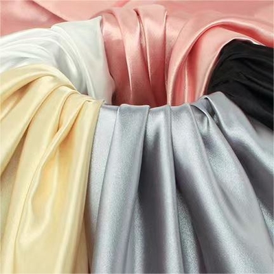 Customized Elastic Light 95 Polyester 5 Spandex 100G Digital Print Silky Satin Silk Fabric for Women's Clothing Dresses Curtain