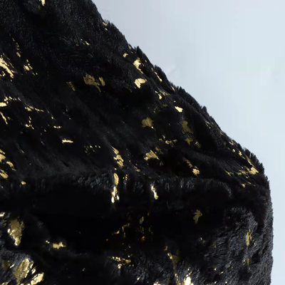 DDP Recycled Free Sample Cheap Wholesale PV Velvet Marble Style Knit White Polyester Hot Stamping Foil Fabric