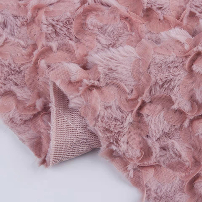 DDP USA No MOQ High Quality Soft 100% Polyester Custom Solid Color PV Velvet Fabric Shaoxing 3D Flowers Embroidery Fabric
