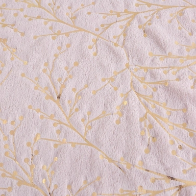 Recycled High Quality Custom PV Velvet Branch Pattern Bronzing 100 Polyester Knitted Velvet Fabric Winter for Sale