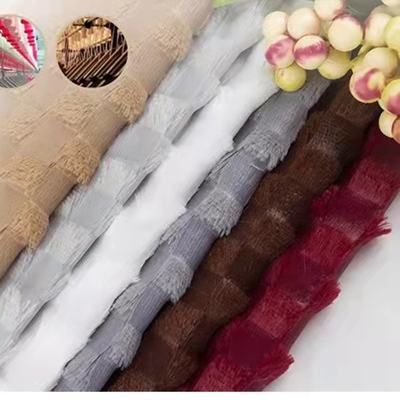 Recycled Free Sample Custom Style Knit Polyester OEM Flocking Short Plush Check Plain Fabric