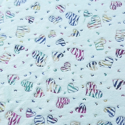 China Product Multi-Colors Design Polyester Material Foil Print Plush Velvet Fabric for Sale