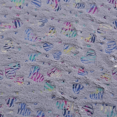 China Product Multi-Colors Design Polyester Material Foil Print Plush Velvet Fabric for Sale
