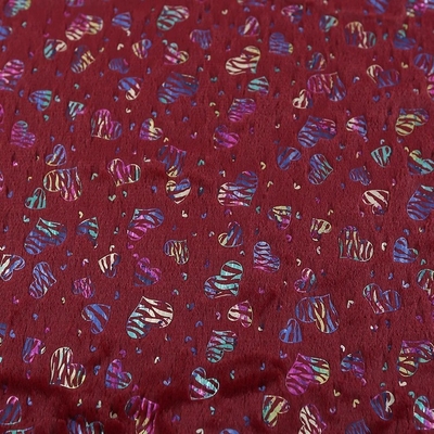 China Product Multi-Colors Design Polyester Material Foil Print Plush Velvet Fabric for Sale