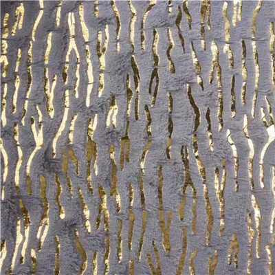 Recycled Factory Direct Sale Cheap Custom Soft 100 Polyester Recycled PV Velvet Fabric for Sofa, Polyester Golden Bronze Fabric