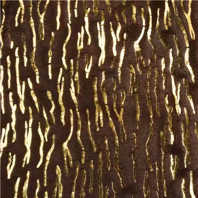Recycled Factory Direct Sale Cheap Custom Soft 100 Polyester Recycled PV Velvet Fabric for Sofa, Polyester Golden Bronze Fabric