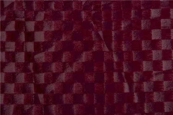 Eco-friendly Fashion High Quality Laminated Small Grid Fabric Velvet Print Sofa Velvet Textile Fabric