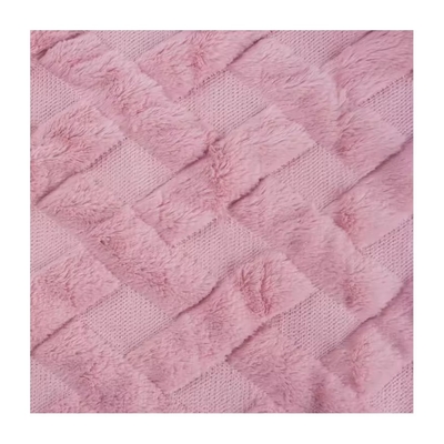 Recycled 100%  Polyester Fur Velvet Plush Fabric PV Velvet Embroidery Stripe Quilting Plush Fabric for Clothing Pillows